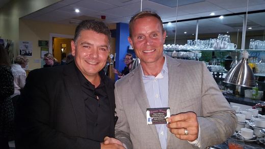 Magician Darren Brand with Ace