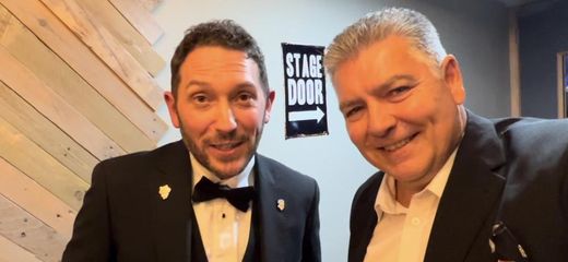 Magician Darren Brand with Jon Richardson